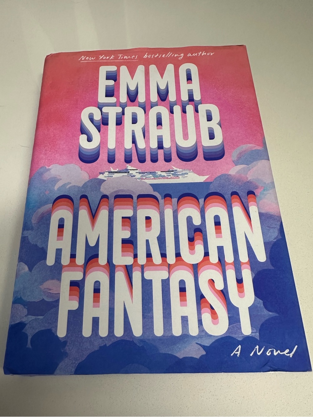 Emma Straub American Fantasy Hardcover - Pink and Blue Cover